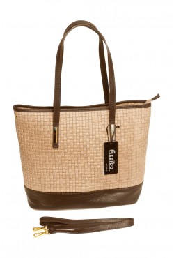 Geanta Piele Hamburg LG6981 Taupe-Maro Geanta Piele Hamburg LG6981 Taupe-Maro